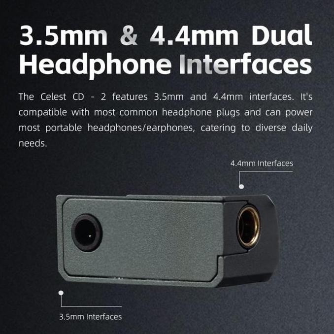 Jdg- Kinera Celest Cd-2 Portable Headphone Dac Amplifier 3.5Mm4.4Mm