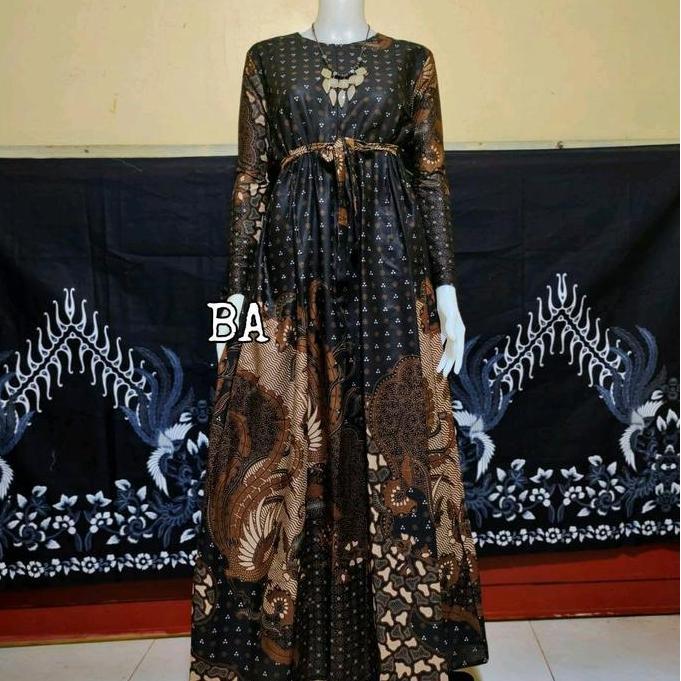 Regreg- Gamis Batik Pekalongan Busui Jumbo Baju Wanita Muslimah