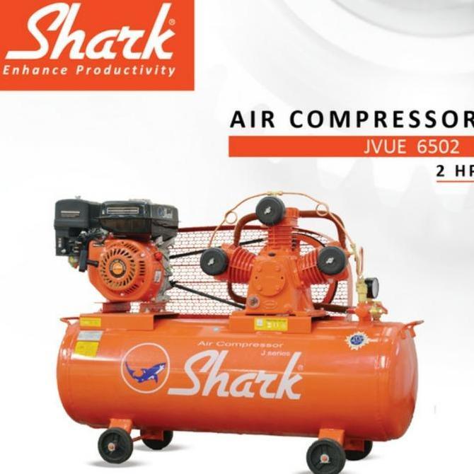 hanya disini] Kompresor 2 Hp Tangki 100 Liter Unloading + Engine Compressor Shark