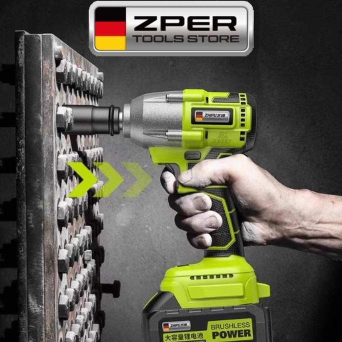 CodZper Kunci Impact Tanpa Kabel 400 N.M-1200N.M Bor Elektrik Impact Bor Listrik Multi-Bit Kunci Imp