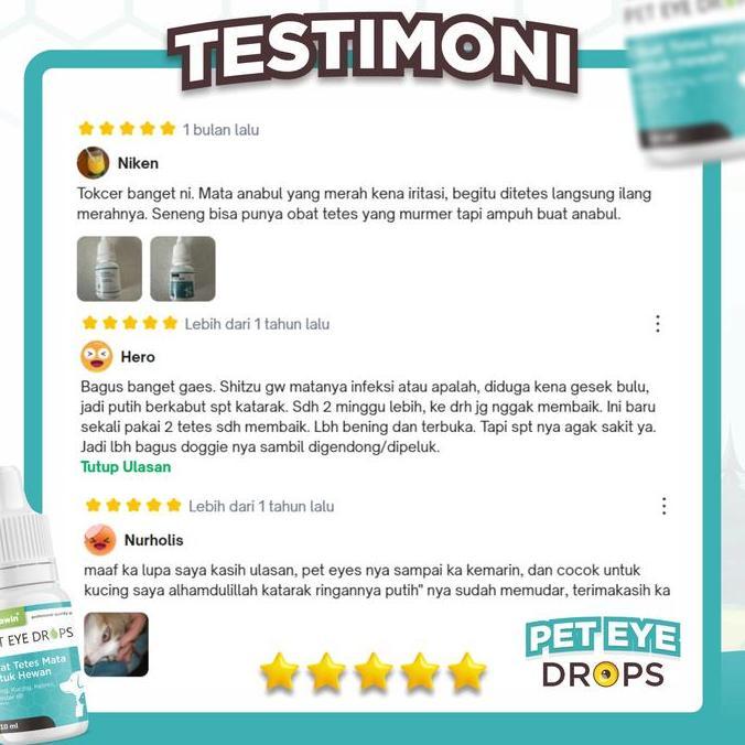Lansungkirim- Pawin Obat Tetes Mata Katarak Anjing Kucing Obat Mata Iritasi Mata