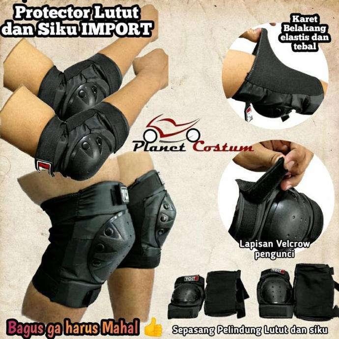 PCDC5 Dekker lutut dan siku bikers sepeda motor cross mtb deker downhill
