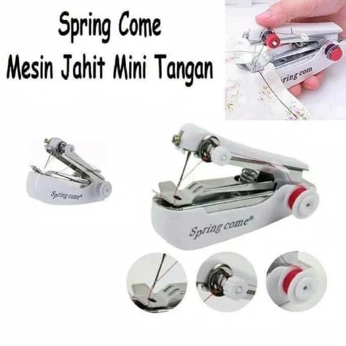 Lansungkirim- [Vinnatsu]Mesin Jahit Mini Portable / Mesin Jahit Tangan Manual/Souvenir Wedding Perni