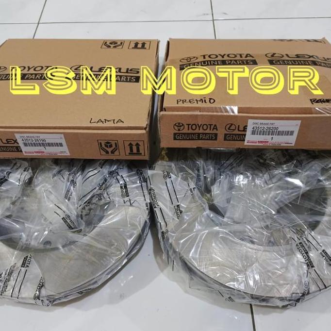 piringan rem disc brake depan hiace commuter 02-18 hiace lama - lama