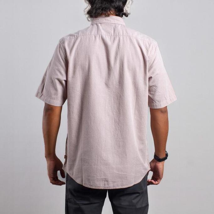 M.Gee Kemeja Casual Lengan Pendek Pria Mgee Orinal ALTO C115 Red