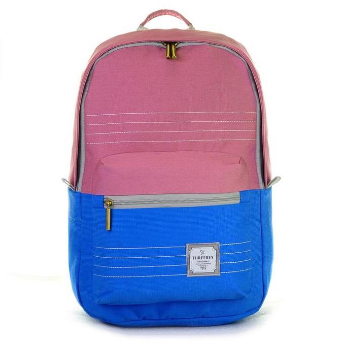 Threerey Tas Ransel Kanvas - Tas Backpack Daejeon  TA30001X Canvas Sekolah