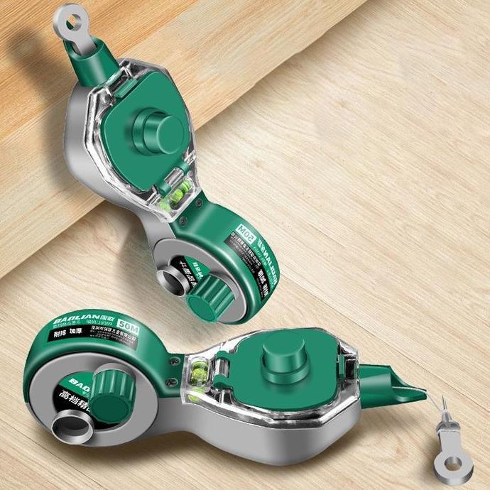 Lansungkirim- Tinta Sipatan Benang Penggaris Benang 1Pcs Sipatan Lot Benang Tinta