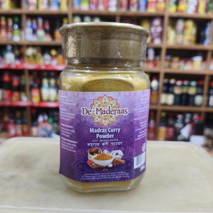 <<<<<] De Maderaas Madras Curry Powder 200gr