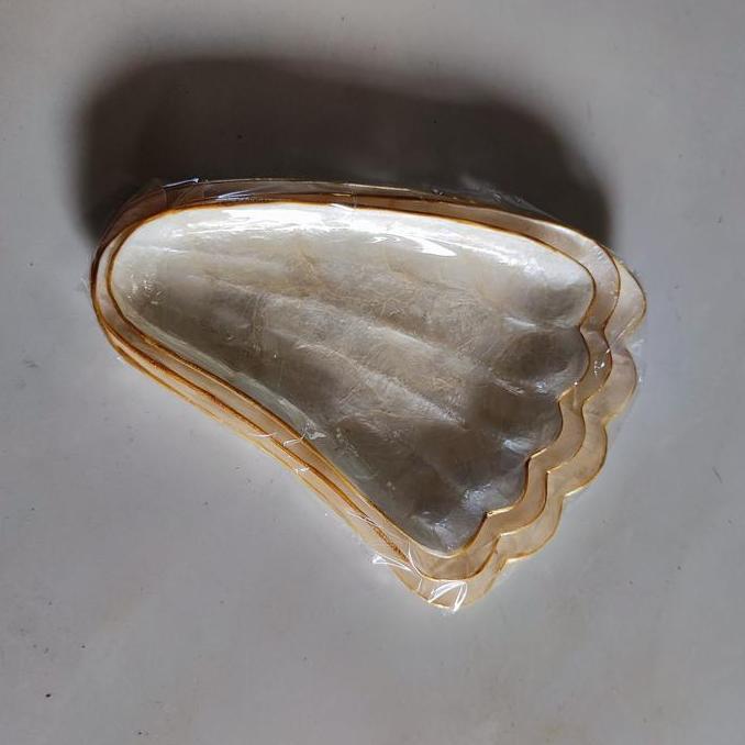 /////] piring kerang set 3 tempt buah atau cake