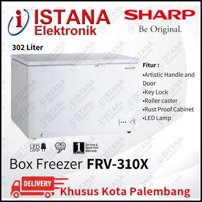 SHARP BOX/CHEST FREEZER 302 LITER FRV-310X best seller