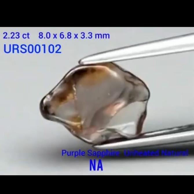 >*>*>*>*] Rough Sapphire Safir Unheated Natural 0002