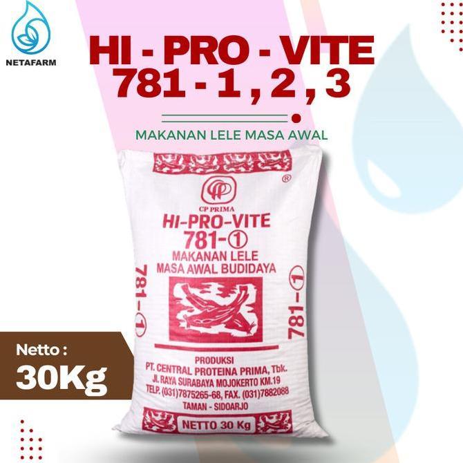 @#@#@#] PAKAN IKAN LELE, NILA, GURAME DLL HI-PRO-VITE 781. 30 KG - 781-1