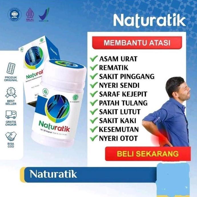 Fitfix- Naturatik Obat Asam Urat Nyeri Sendi Original Herbal Asli Mujarab