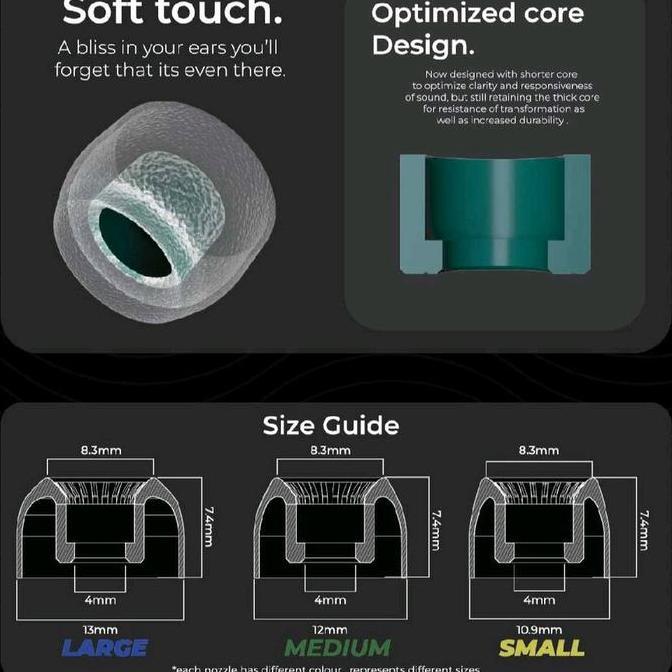 Jdg- Tangzu Tang Sancai Wide Bore Eartips