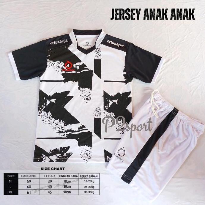 DV301 - Baju olahraga anak umur 5-12 th/jersey anak anak/stelan baju futsal anak cowok-cewek