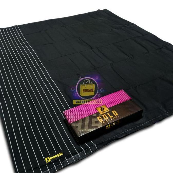 Sarung Mangga Hitam Murah-Sarung Polos Mangga