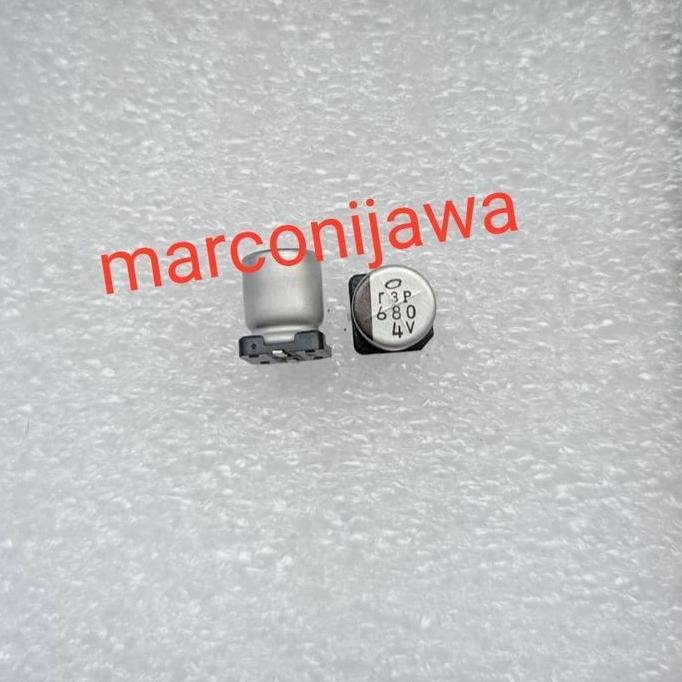 capasitor smd 680uf 4v solid 8x10mm