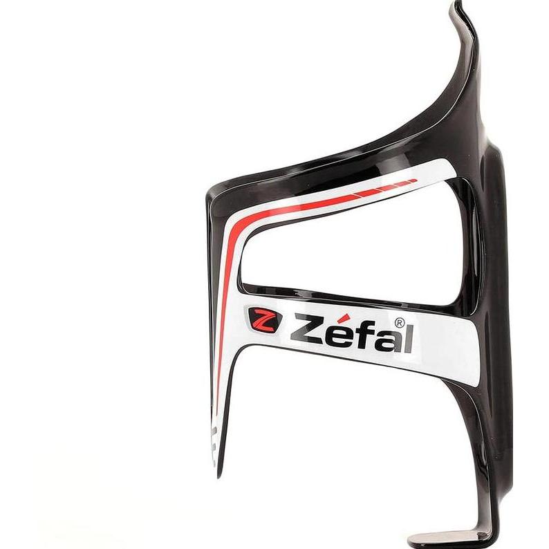Tempat Botol Minum Sepeda - Zefal Pulse Carbon Bottle Cage - White/Red