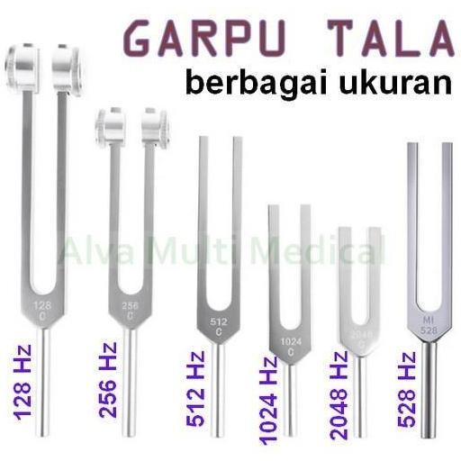 TUNING FORK / GARPU TALA DENGAN TAS / Garputala Medical / Garpu Tala Medis