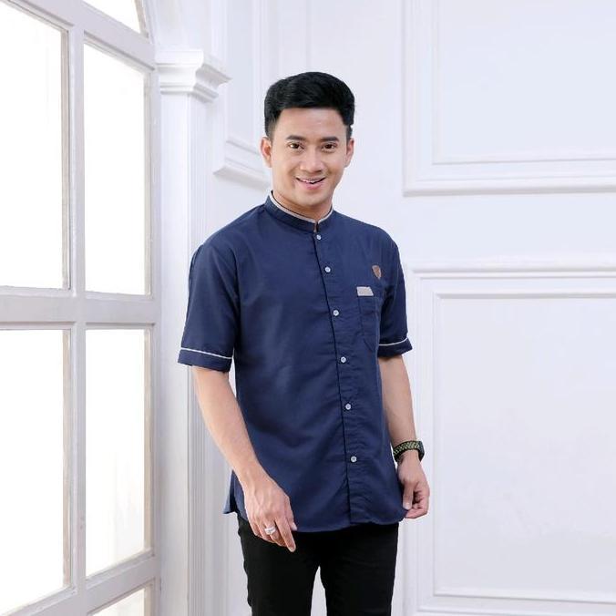 DISKON BAJU KOKO PRIA LENGAN PENDEK KAIN KATUN MICRO PREMIUM