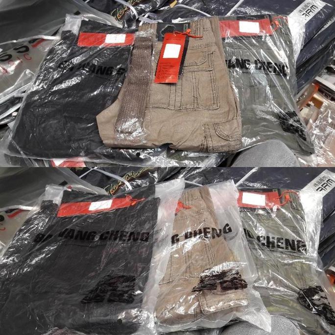 celana panjang kargo PDL import polos