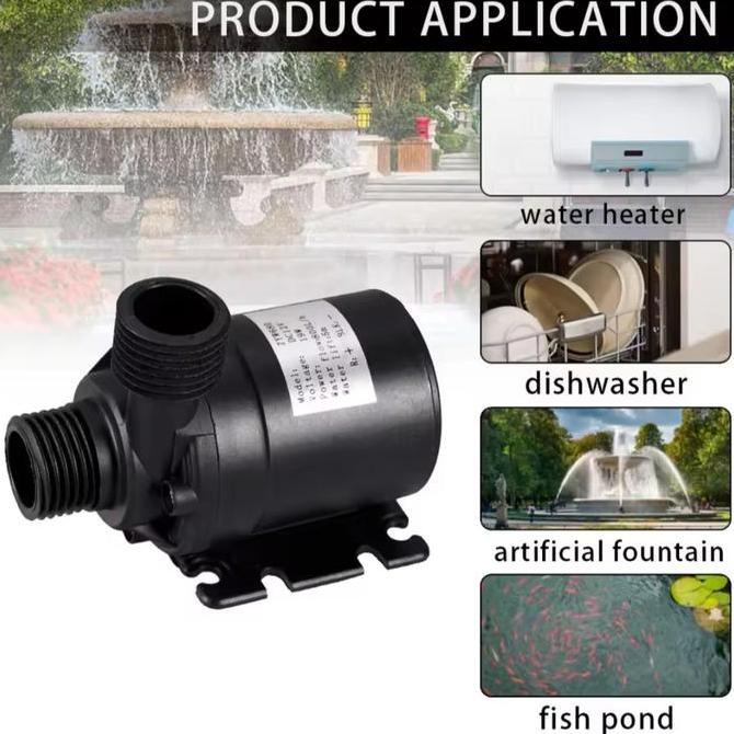 pompa mini booster DC12V pendorong water heater mesin cuci shower kamar mandi pompa air mini celup s