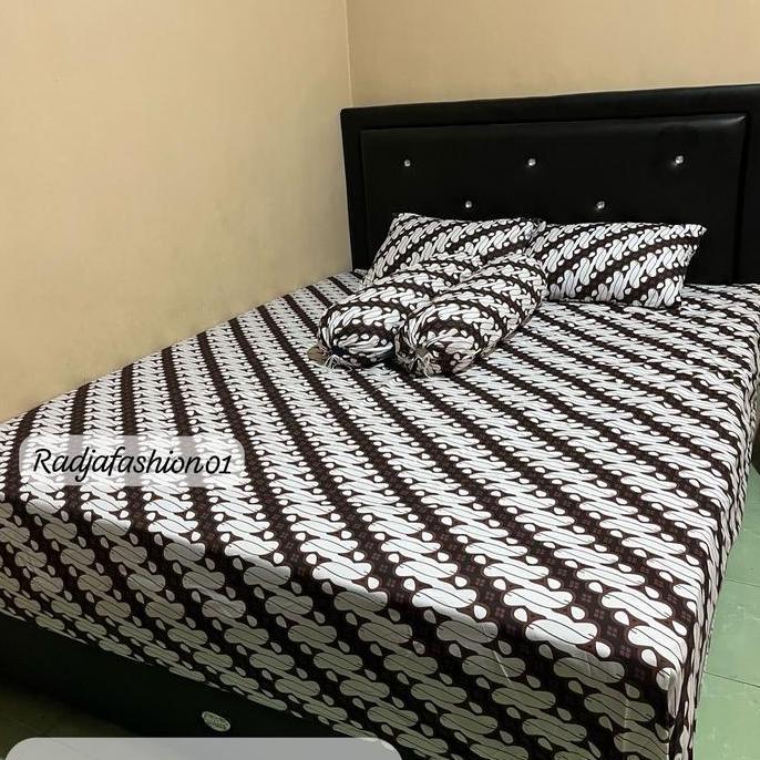 Sleeprm- Sprei Batik Parang Ukuran 180 T20 Karet Sudut 180X200