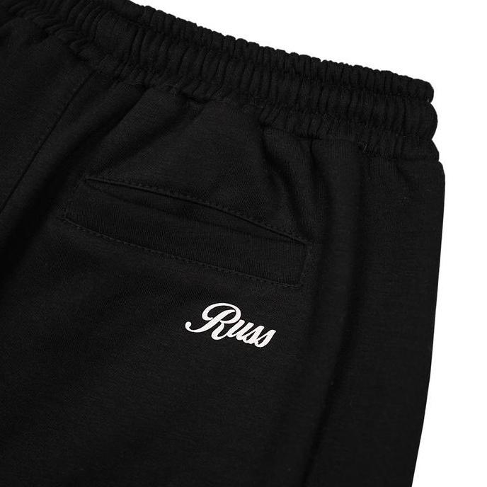 Russ Sweat Pants Trainer Black - Celana Fit & Casual Hitam Pria Keren & Nyaman