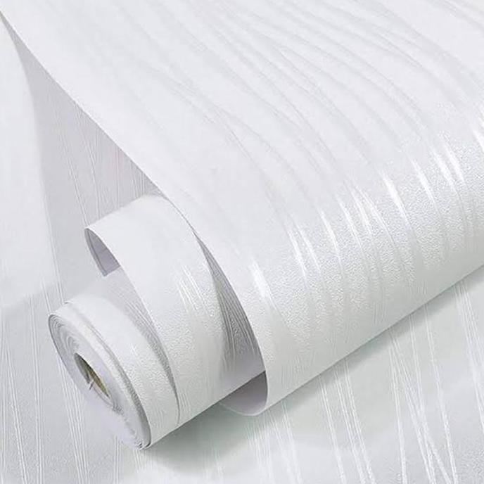 Wrnawrni- Wallpaper Dinding Polos Embos Wave Kertas Pvc