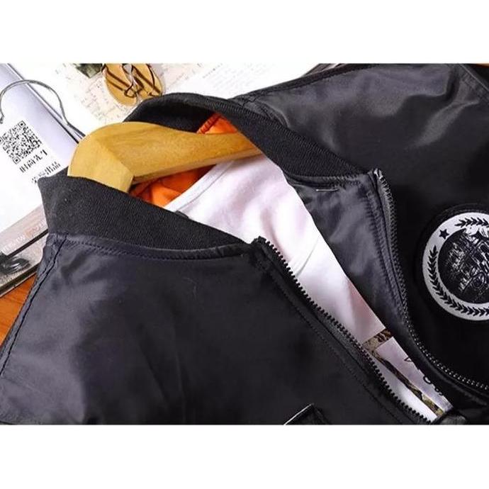 DISKON TIZZLY - BOMBER PREMIUM PATCH | WATERPROOF PRIA TEBAL DISTRO JAKET NYAMAN KEREN LEMBUT MOTOR 