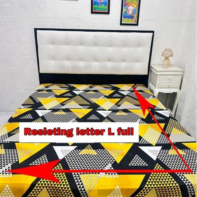 Sleeprm- Sarung Kasur 90X200Cm Sarungkasur Lajang Resleting Sprei Busa Resleting Sprei 90X200 Sprei 