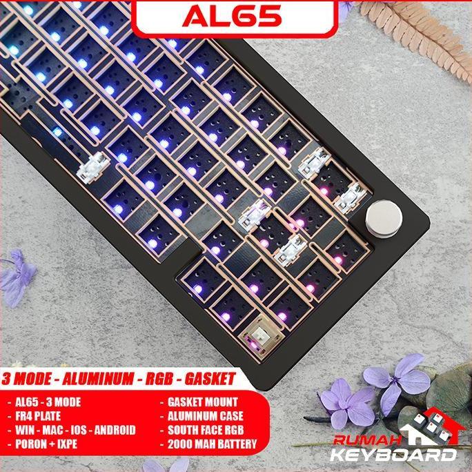 Xcinox- Mechanical Keyboard - Sugar65 - 65% - Gasket - South Rgb  - Aluminum