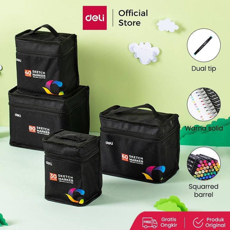 Deli Sketch Marker 2 Tip E70806