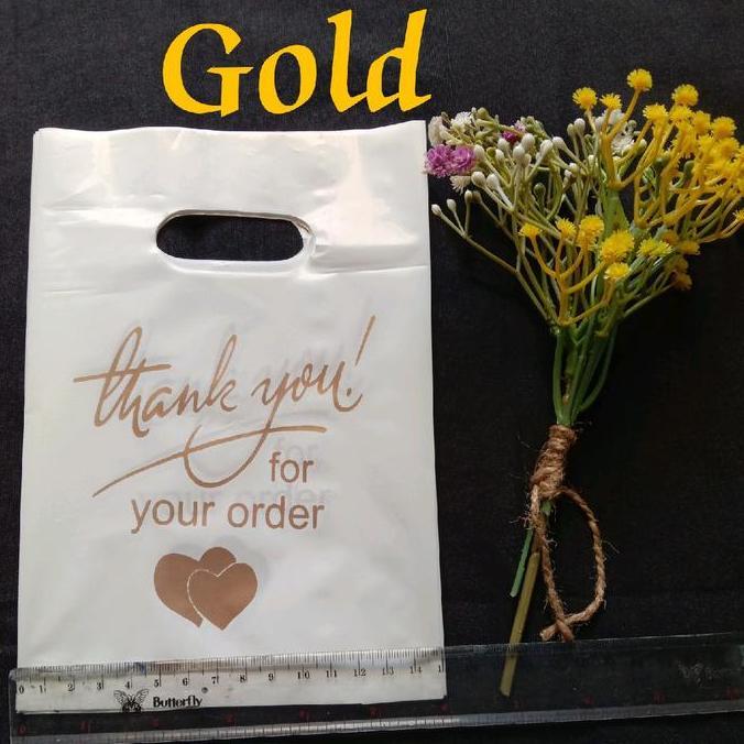 Blocke- Paket Hemat!!! Kantong Plastik Pe Susu Uk 1522 (Isi 100 Pcs) Motif Thank You | Kantong Plast