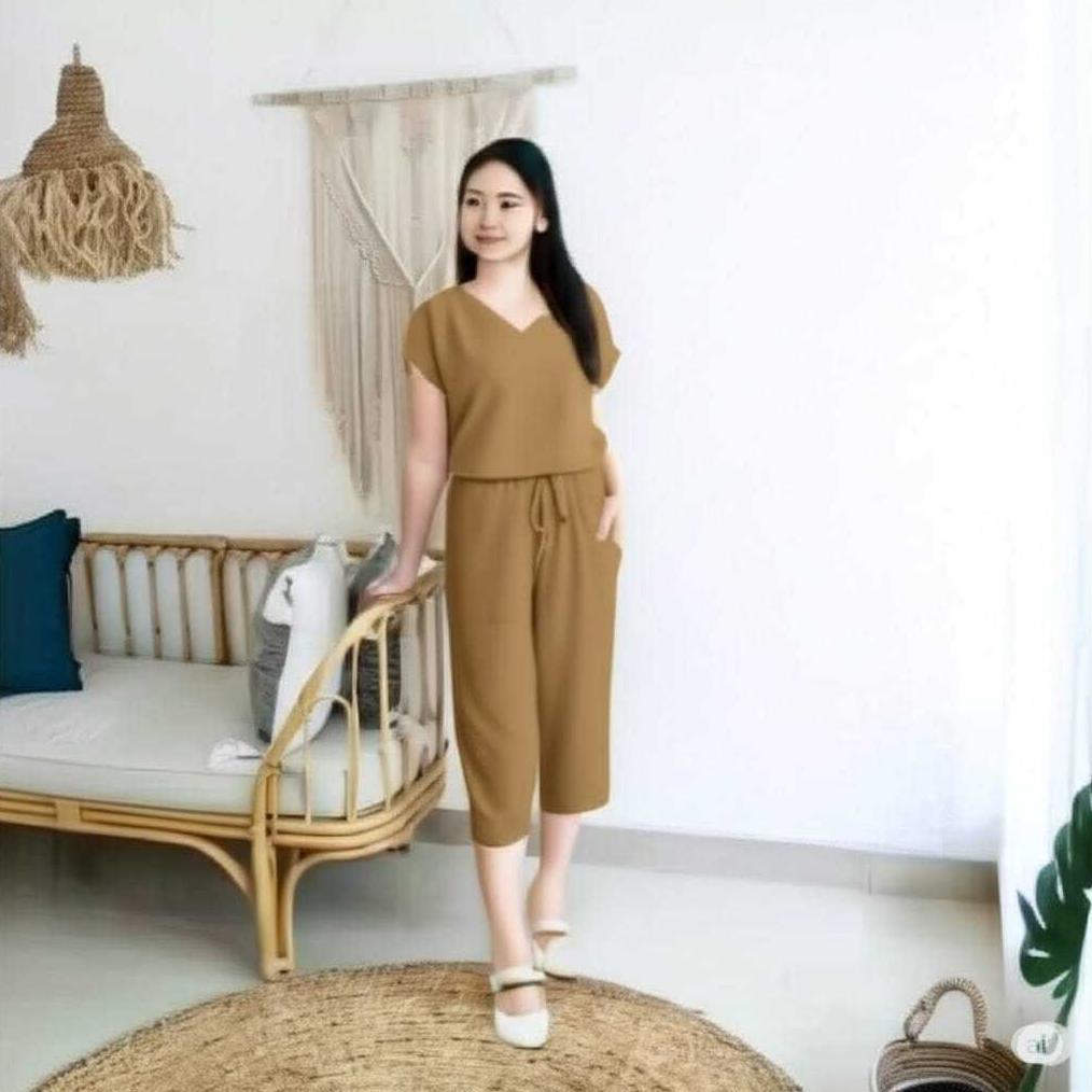 Grosir 100Rb Dapat 3Pcs Set Jumbo Zara Set / One Set Jumbo Premium Motif Polos / Setelan Wanita / St