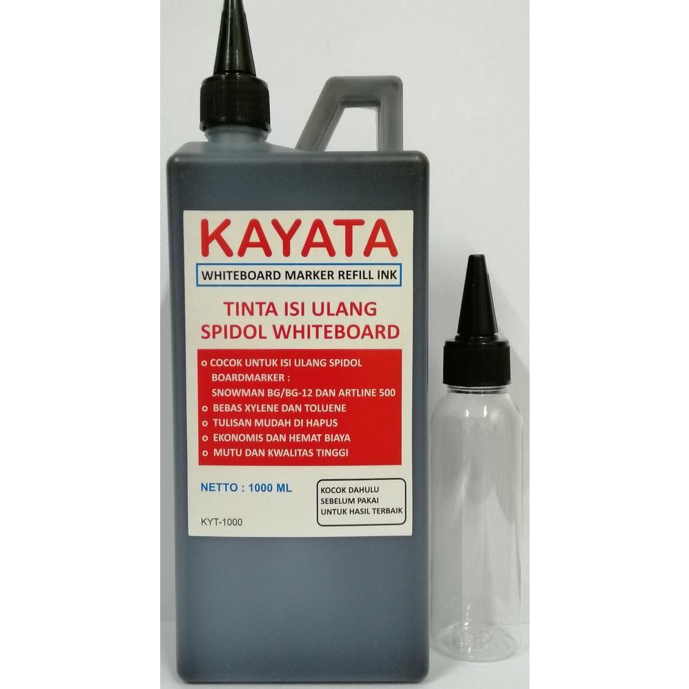 Tinta spidol whiteboard Kayata 1 liter - tinta whiteboard isi ulang literan murah dan berkualitas