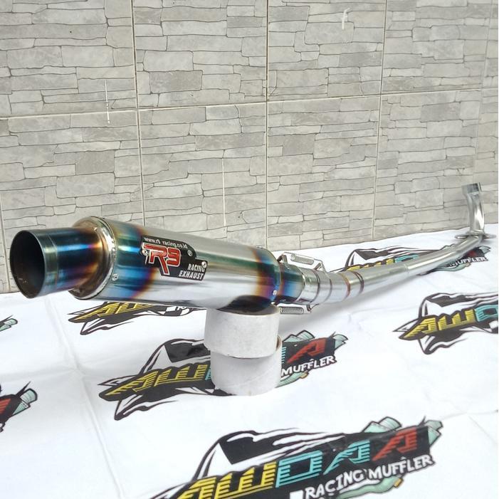 Knalpot Racing R9 Mugello Jupiter Supra Vega Revo Absolut Astrea Karisma Smash Shogun C70 Bass Empuk
