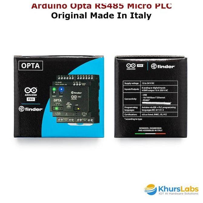 Spesial Arduino Opta Rs485 Micro Plc (Ethernet And Usb-C Ports, Rs485)