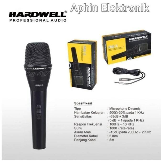 Mic Kabel Hardwell Pro 8, Microohone hardwell Pro8, mic pro 8 hardwell