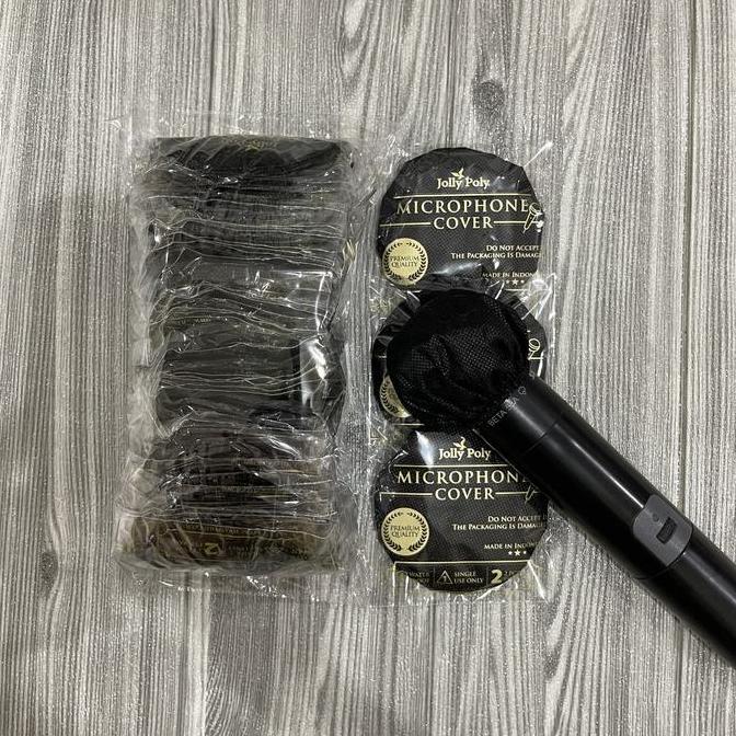 Sarung mic 500pcs cover mic jollypoly/ pelindung microfon karaoke