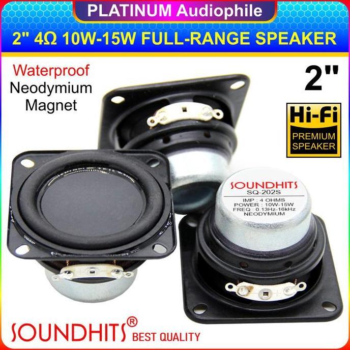 Ratu_seller428 - Speaker Full range 2 Inch 4 ohm 1W 15W Hifi Speker 2 Fullrange Soundhits SQ-22S