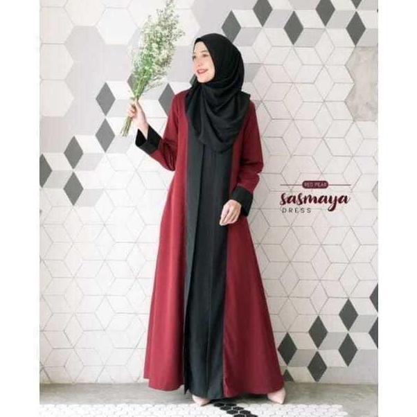 DISKON EXCLUSIF ABAYA TURKEY COMBINASI TERMURAH || GAMIS ABAYA ARABIAN TERBARU || GAMIS WANITA JUMBO