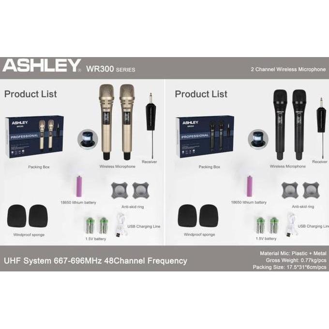 mic wireless ashley wr300  mik werles ashley wr 300 original