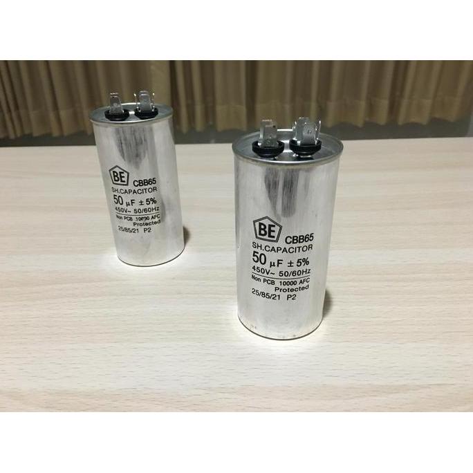 Autonix- Kapasitor Ac Kulkas Genset Aluminium 50Uf 450V 50 Uf 450 Volt Cbb65