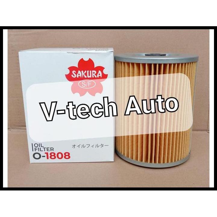 TERBARU OIL FILTER OLI NISSAN RF8 O-1808 O1808 SAKURA 