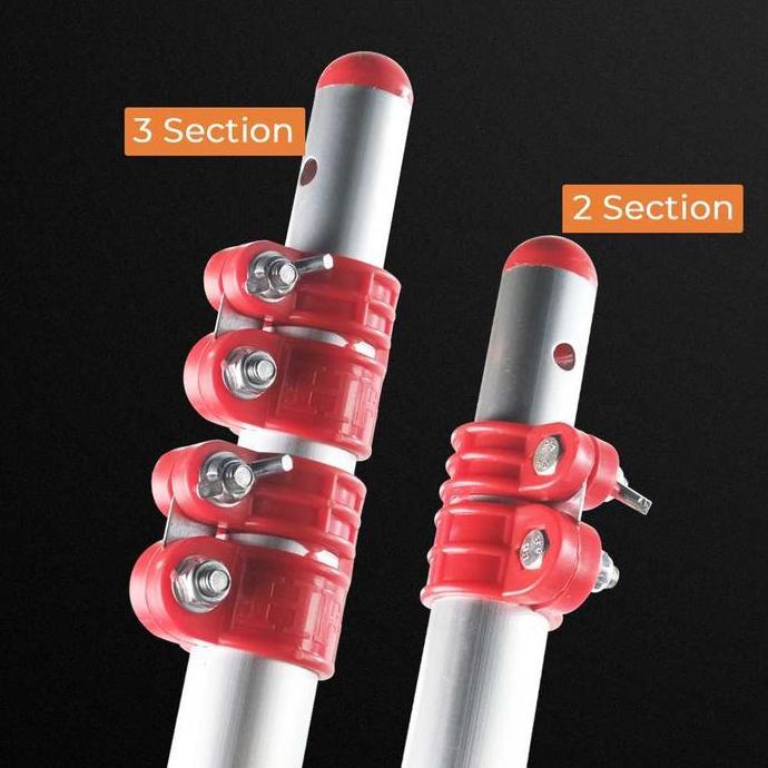 Tongkat Lipat Teleskopik / Tiang Galah Telescopic Aluminium