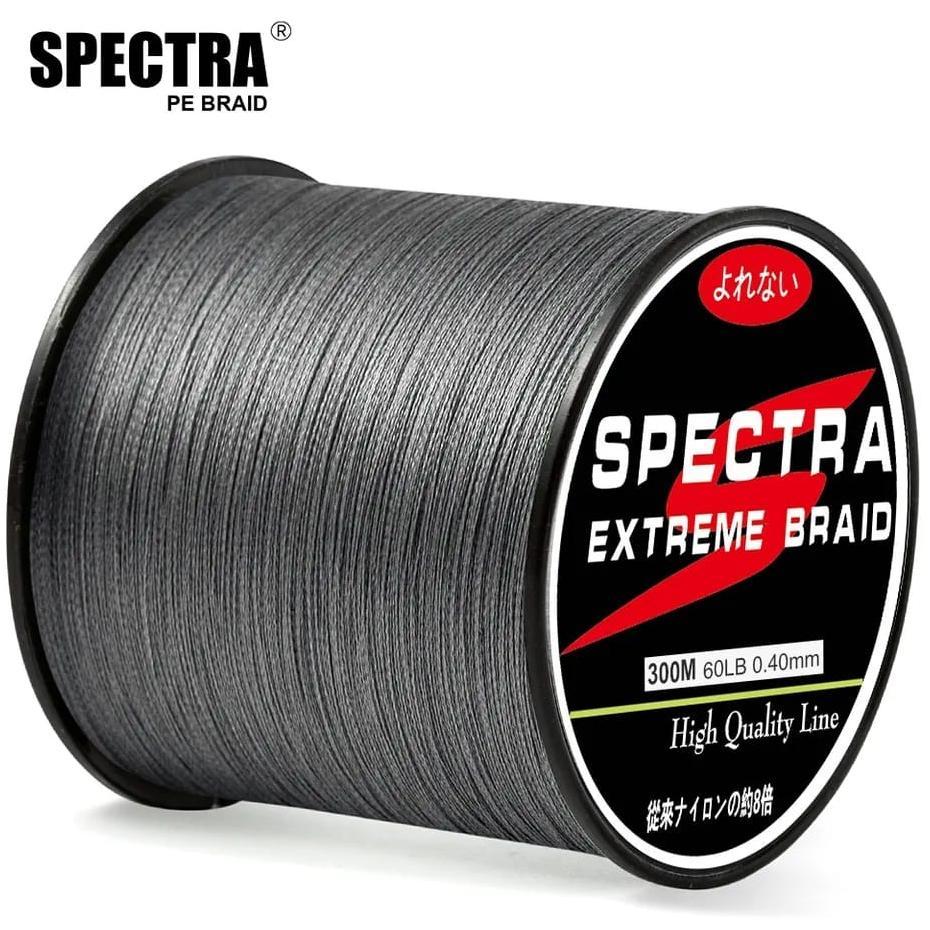 SPECTRA Senar Benang Tali Pancing PE 4 Extreme Braid 300 500 Meter