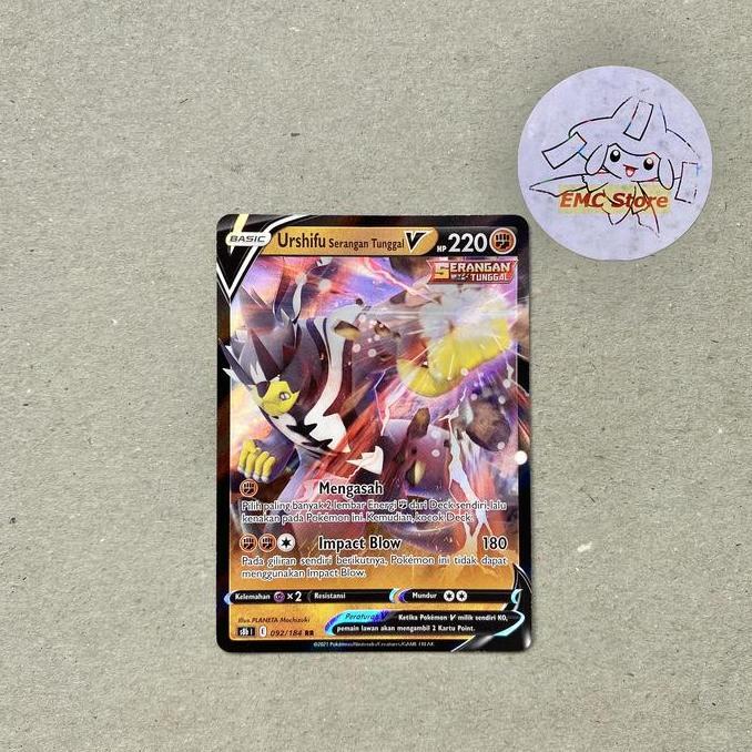 Ready Pokemon TCG Indonesia - Urshifu Serangan Tunggal V
