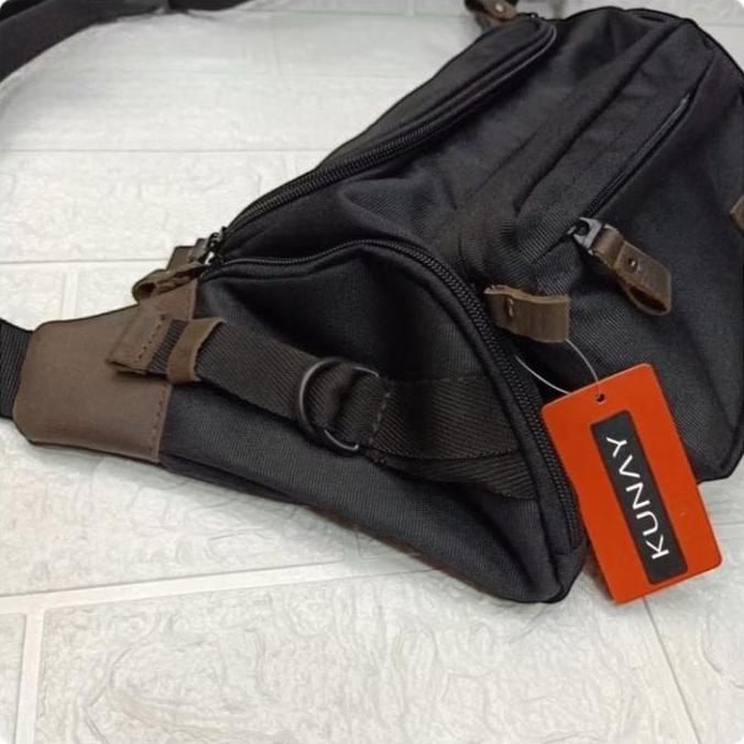 FREE ONGKIR ORIGINAL PREMIUM TAS WAIST BAG WATER PROOF PRIA&WANITA SAINGAN EIGER KOMBINASI KULIT ASL