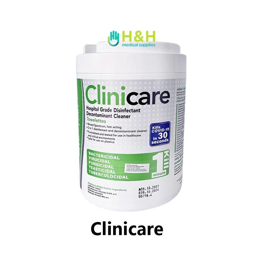Clinicare / Tissue Desinfektan / Tissue Basah